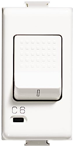 BTicino AM5210S Matix Interruttore Automatico Bipolare con 1 Polo Protetto 10A, 230 V, Potere di Interruzione 1500 A, 230 V, Bianco