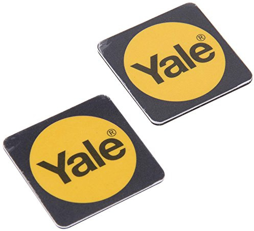 Yale P-YD-01-CON-RFIDPB Smart Door Lock Phone Tag, Schwarz, 2 Stück