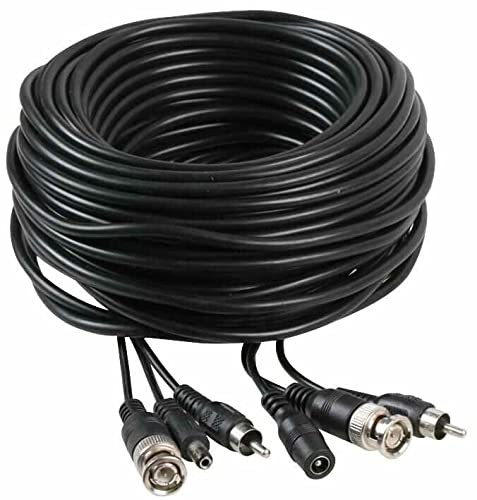 Defender Security L20DBR Câble CCTV mâle vers mâle DC+BNC+RCA 20 m