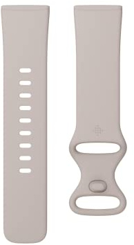 Fitbit Unisex-Adult Versa 3/Sense Watch Strap, Mondweiß, Small