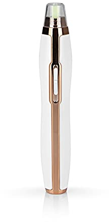 MAXXMEE Perfect Beauty Nails | Nagelpflege für zuhause. Maniküre- und Pediküre-Set | 5 verschiedene Aufsätze zum Feilen, Reinigen und Polieren | 2 Richtungen (Rechts-/Linkslauf) [weiß/rosegold]
