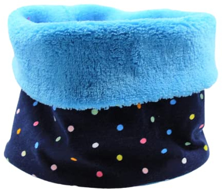 Hundeloop, Hundeschal, Baumwolljersey u. Fleece, Größe M bis 45 cm Kopfumfang