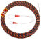Sonda Passacavi,Sonda Passacavi Professionale,Sonda Passacavi 6mm 50metri Sonda Tiracavi Con 2 Molla Di Guida,Sonda Tiracavi Cavo,Estrattore Cavi Per Cavi Elettricista (Red Black)