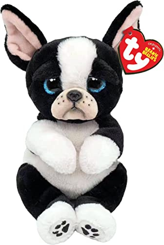 Ty Beanie Bellies-Plysch Tink The Dog 15 cm-TY41054, TY41054, vit, svart, S