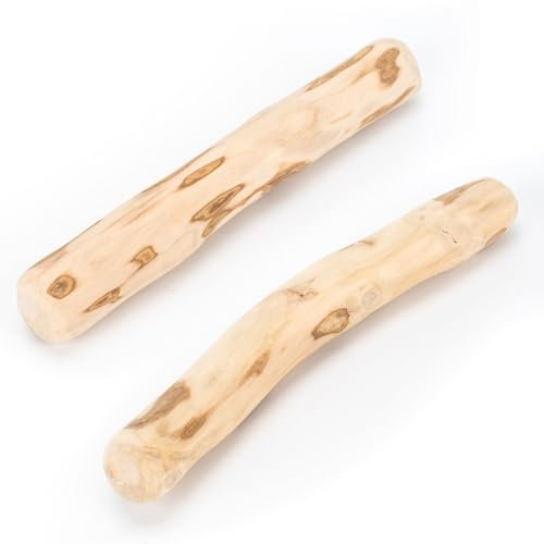 RTBRCG 2 Stück kaffeeholz für Hunde, kauspielzeug Hund, kauspielzeug Hund Hundespielzeug Kauen Stifte Kauen Kauknochen aus Kaffeeholz für Welpen für Kleine und Mittlere Hunde