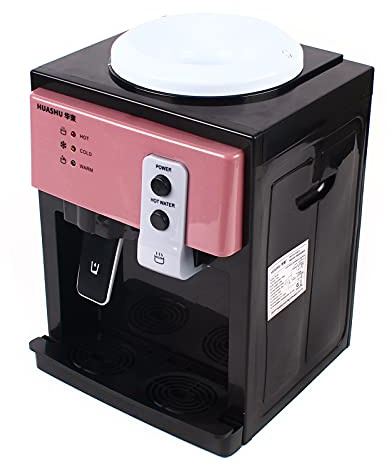 Heißwasserspender Mini Elektrischer Wasser Spender für Heißes und Gekühltes Wasser, 550W, Schwarz, für Büro/Schlafsaal/Wohnung/Wohnzimmer (Kalt/Warm/Heiß)