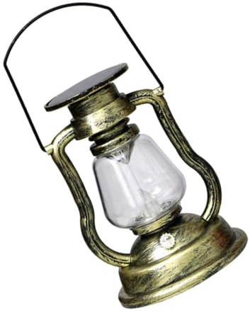 jojofuny Dekorative Retro Solar Petroleum Laterne Gartenlampe mit Griff Vintage Außendekoration für Haus Party