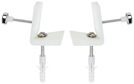MagiDeal Tornillos de Montaje de pie de Inodoro, Suelo en ángulo, WC, fijación de bidé, reparación de baño, reemplazo de Tornillos de Asiento de Inodoro
