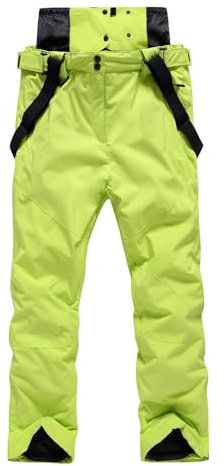 Skihose Damen Wasserdicht Skihose Winddicht Warm Atmungsaktiv Winddicht Skihose Winddicht Wanderhose Wasserdicht Winddicht Skihose Wanderhose Damen Skihose, grün, 38