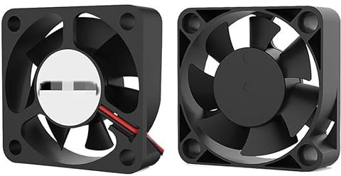 2 Pieces 5V 12V 24V 4010 40mm Cooling Fan 3D Printer Cooling Fan DC Brushless Fan Sleeve/Ball Radial Fans 40x40x10mm Fan(12V Oil 100CM Wire)
