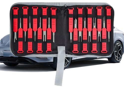 Werkzeug zum Entfernen von Kabelklemmen, Werkzeugsatz zum Entfernen von Kabelklemmen,Reparaturwerkzeug für Fahrzeugkabelklemmen | Pin Extractor Tools Auto-Terminal-Auswerfer-Kit, Elektrokabel-Stecker-