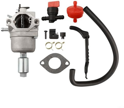 FUANA Kit carburatore di ricambio per tosaerba da 42 pollici, motore 17,5 I/C, accessorio per tosaerba da equitazione, prestazioni migliorate, facile installazione