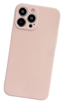 LVVLBBT Custodia morbida in silicone tinta unita per iPhone 15 14 13 12 11 Pro Max X XS Max XR 8 7 Plus Mini antiurto Bumper Cover, rosa, per iPhone 11