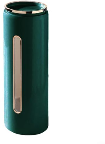 Gettimore Dispenser di tazze da parete in plastica per bicchieri di carta usa e getta, per casa, ufficio, bagno, cucina (verde)