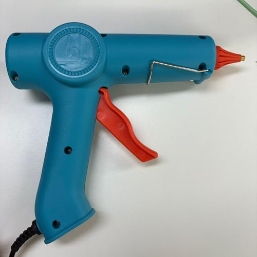 FAHEFANA Pistola per colla a caldo, Pistola caldo colla da 200W 60S Riscaldamento rapido con 30stick di colla da 11mm (10 colorati e 20 trasparenti), per fai da te, artigianato, riparazioni in ufficio