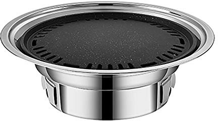 Barbacoa coreana portátil con piedra Maifan para uso en interiores y exteriores. Dimensiones: 40 cm x 13,5 cm, perfecta para 6-8 personas, ideal para reuniones familiares.