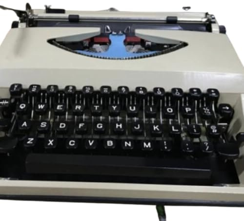 WDWDW Vintage-Schreibmaschine, voll funktionsfähig, antikes Schreibgerät, Schreibtischdekoration