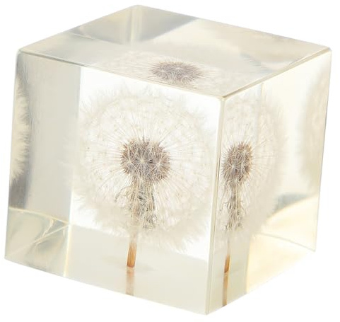 Atmosfera Natalizia Cubo Ornamentale Dentifricio Creativo per Ufficio | Resina, Decorazione da Tavolo per Festa e Casa, Regalo Delicato, Stile Lussuoso