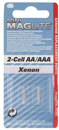Glühbirne für Mini Mag AA + AAA in Blisterverpackung - 2 Stück