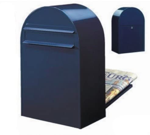 Bobi Classic B Briefkasten RAL 5004 Schwarzblau Zaunbriefkasten