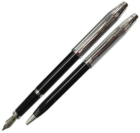 Cross Century II Stifte-Set Laque Noire/Chrome