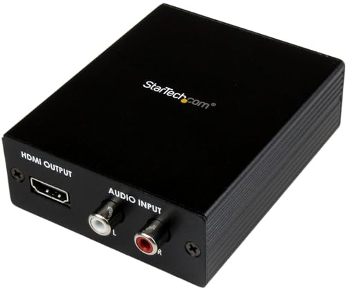 StarTech.com Komposit/VGA och ljud till HDMI-omvandlare, YPbPr till HDMI, 1920x1200 1080p, 1x VGA (uttag) 3x RCA (kontakt) 1x HDMI