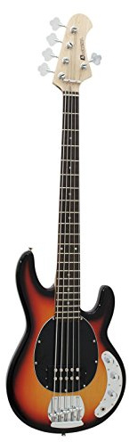 Dimavery - Bajo eléctrico de 5 Cuerdas, Sunburst, Multicolor, Talla única