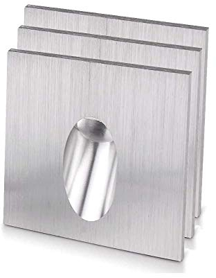 ALLOMN LED Applique da Incasso, Applique da Parete Step Light Square Incasso LED Step Scale Lampada Portico Pathway light 1W Basement Bulb AC 100-245V (Bianco Freddo, 3 PCS)