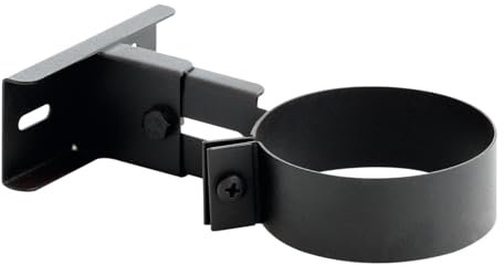 SYSTERM Système d'évacuation des gaz d'échappement Ø 80 mm pour cheminées ou appareils de chauffage à granulés, tous les éléments du système de cheminée en un seul endroit (collier de serrage)