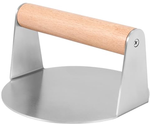 Smash Burgerpresse,urgerpresse Leicht zu Reinigen Edelstahl Burgereze Grease, Steak