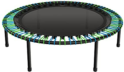 bellicon Mini Trampolin | Seilring-Federung bis 150 kg | Indoor Fitness Trampolin für Erwachsene | Schraubbeine