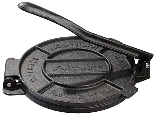 Vivicreate Tortilla Press,Tortilla Maker, Dough Press,Flour Tortilla press, Rotis Press, Quesadilla,Tortilla Makers (10 inch)