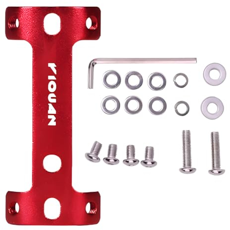 Kigauru Bike Bottle Cage Adapter Aluminum Alloy Double Headed Bicycle Bottle Cage Extender High Hardness Adjustable Bottle Mount Seat Post Water Bottle Holder with Installation Tools