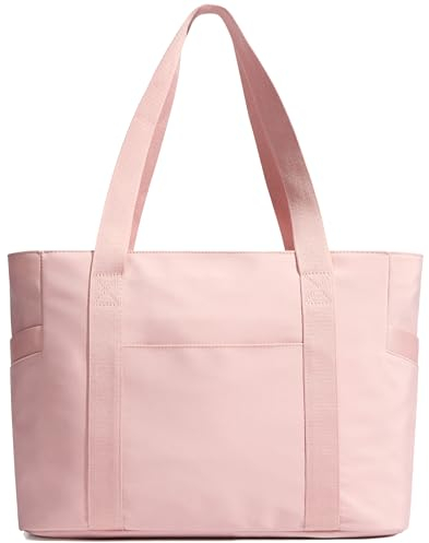 KALIDI Shopper Tasche Damen Handtasche Damen Groß Arbeitstasche Uni Tasche Damen-Shopper Tote Bag Rosa FüR Arbeit, School, BüRo, Schule
