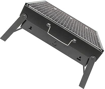 PHENOFICE Barbecue Pieghevole Acciaio Inossidabile Per Esterni Mini Portatile e Compatta Per Persone Per Picnic e Attività All Aperto