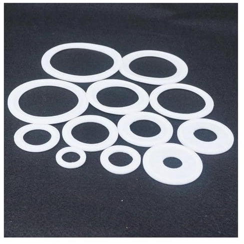 QZZBYL Joint d'étanchéité en PTFE for Tube 25-235mm, 2 pièces, Joint I/D x for Virole O/D, Triple Pince sanitaire, rondelle d'étanchéité(19x34mm)