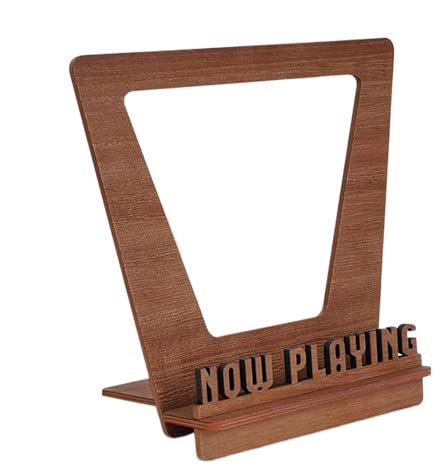 Fellflying Schallplattenständer „Now Playing“, Hölzerner Schallplattenständer, Zur Präsentation Ihres „Now Playing“-Albumcovers, Für Bis Zu 5 LPs, Vinyl-Zubehör Für Die Heimdekoration