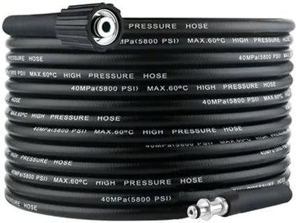 Manguera de alta presión de repuesto de 15 m con M22-14 mm manguera de repuesto para Kärcher K2 K3 K4 K5, repuesto para limpiadoras de alta presión Kärcher Systeme 2000-2007 (modelos antiguos)