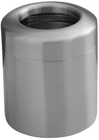 Mobestech Poubelle Ronde Métal Petite Poubelle De Salle De Bain Seau Pour Maison Bureau