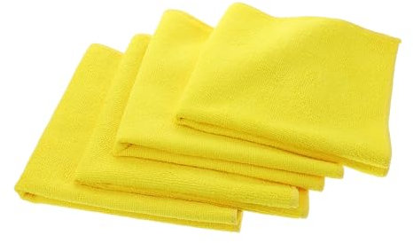FOMIYES 4piezas Paquete De Paños De Cocina De Microfibra Reutilizables Absorbentes y Suaves para Limpieza De Platos Mesas y Automóviles Sin Pelusa y Duraderos