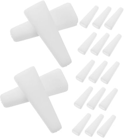 Mipcase 100 Fundas Protectoras de Pp para Cuchillos de Cocina Blanco