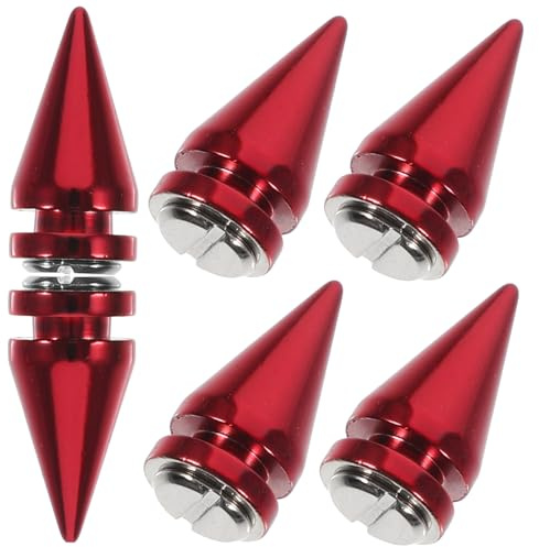 HOMSFOU Rivetti Conici in Metallo per in Pelle Fai da Te Punte Punk Kit Ricamo per Giacche Cappelli Fasce per Decorazioni per Borse in Pelle