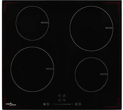Home & Garden,Furniture-Induction Hob with 4 Burners Touch Control Glass 7000 W