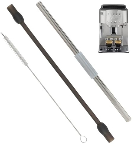 Juego de mangueras de leche para Siemens EQ6, manguera de silicona y tubo de acero inoxidable, cepillo de limpieza y manguito, para máquinas de café automáticas