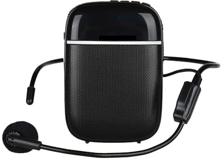 Amplificador de Voz, Mini amplificador de voz HIFI Bluetooth portátil T2 for enseñar altavoz con micrófono inalámbrico