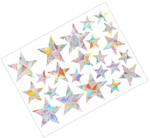 Pegatina Decorativa Prisma para Ventanas, Estática, Pvc, Anti-colisión