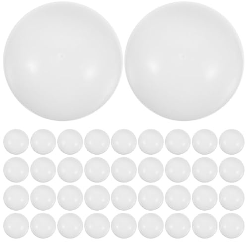 Abaodam Lot de 100 Balles Ping Pong Phosphorescentes en Plastique | pour Entraînement Sportif et Utilisation Nocturne