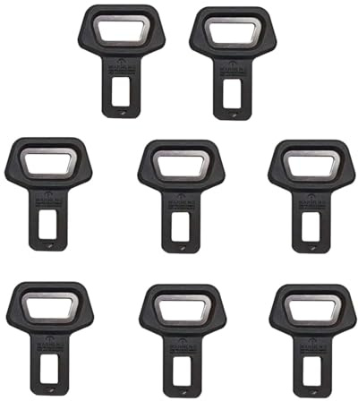 8 Piezas Accesorios Para Asientos De Coche, Accesorios De Automóvil, Hebilla De Cinturón De Seguridad Para Coche, Apto Para La Mayoría De Tipos De Vehículos, Incluidos Camiones y Limusinas