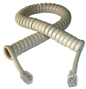 Connect 2 m cornetta Spiral Cord Avorio – Grigio