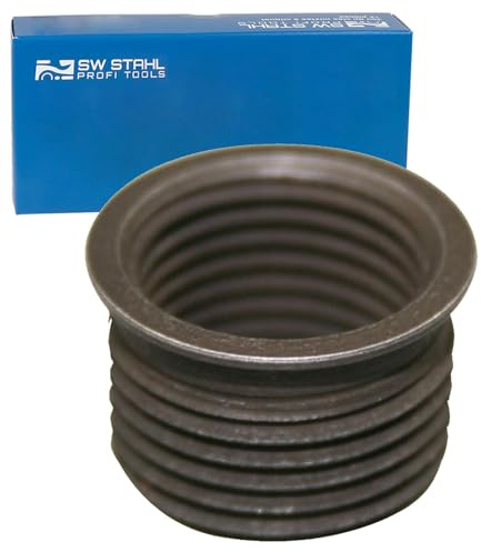 SW-Stahl 10701L Gewindeeinsatz M14 x 1,25 x 11 mm I Einschraubmuffe mit Kragen I Metrisches ISO-Feingewinde | Premium Gewindeadapter für Maschinenbau und Reparatur